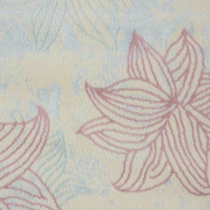 Winston Porter Kardinya Performance Ivory/Pink/Blue Rug & Reviews Wayfair